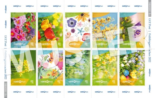 Sonderbriefmarke 0,80 Frühlingserwachen