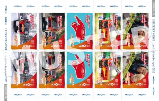 Sonderbriefmarke 0,80 € Brandheißes Hobby mhs 2022