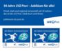 Sondermarkenheft 3,00 € 30 Jahre Firmenjubiläum LVZ Post